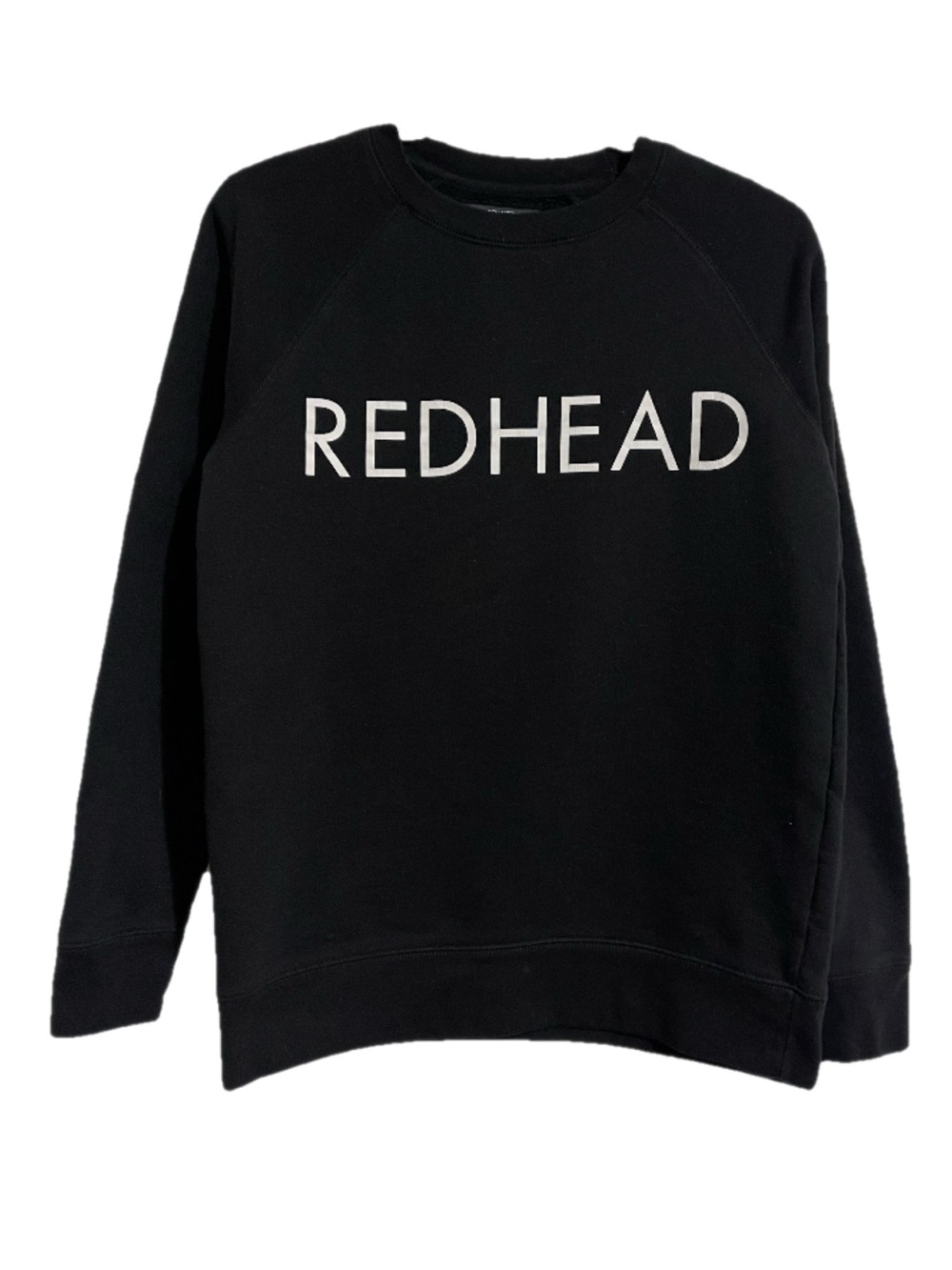 REDHEAD Black Crewneck Sweatshirt Graphic Pullover